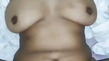 Panty slide pussy fucking of hot desi wife by husband