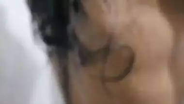 Solo sex video of Indian woman who washes boobs and XXX tits in shower