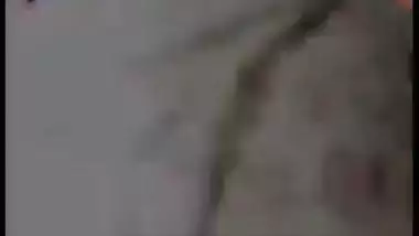 Nude desi lady tempts the man during a video call sex